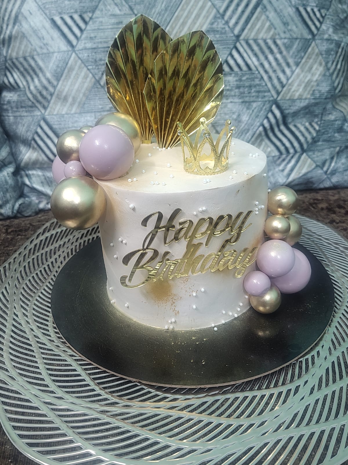Toffee Birthday Cake